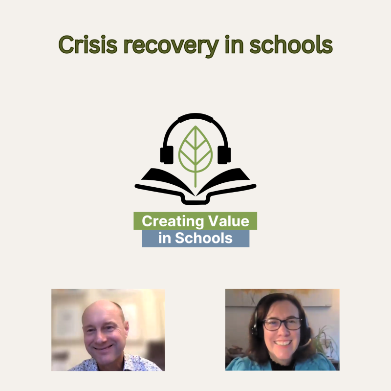 Artwork for episode 22 of the Creating Value in Schools podcast